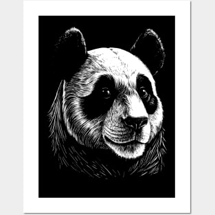 Panda Head Posters and Art